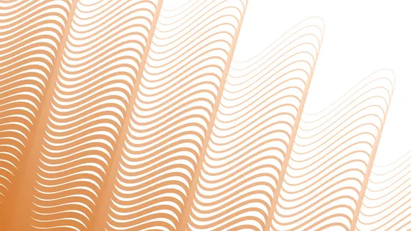 Kumaş biçimi için turuncu çizgili dalga deseni arkaplanı
