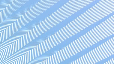 Kumaş biçimi için Aero Blue Zig zag çizgi çizgileri