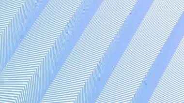 Kumaş biçimi için Aero Blue Zig zag çizgi çizgileri