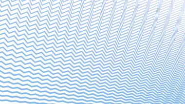 Kumaş biçimi için Aero Blue Zig zag çizgi çizgileri