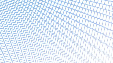 Kumaş biçimi için Aero Blue Zig zag çizgi çizgileri