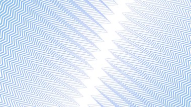 Kumaş biçimi için Aero Blue Zig zag çizgi çizgileri