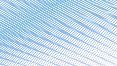 Kumaş biçimi için Aero Blue Zig zag çizgi çizgileri