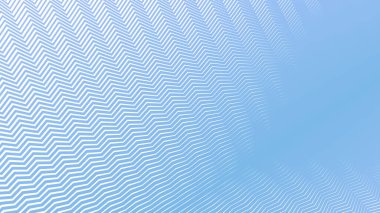 Kumaş biçimi için Aero Blue Zig zag çizgi çizgileri