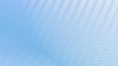 Kumaş biçimi için Aero Blue Zig zag çizgi çizgileri
