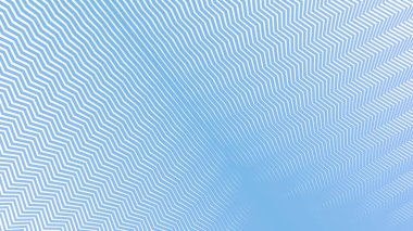 Kumaş biçimi için Aero Blue Zig zag çizgi çizgileri