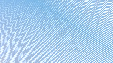 Kumaş biçimi için Aero Blue Zig zag çizgi çizgileri