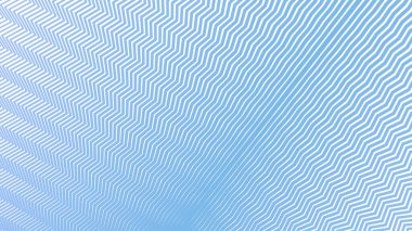 Kumaş biçimi için Aero Blue Zig zag çizgi çizgileri