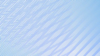 Kumaş biçimi için Aero Blue Zig zag çizgi çizgileri