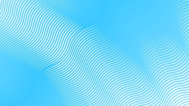 Arkaplan veya kumaş biçimi için mavi dalga çizgisi deseni soyut arkaplan
