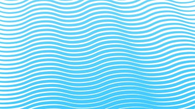 Arkaplan veya kumaş biçimi için mavi dalga çizgisi deseni soyut arkaplan