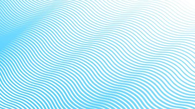 Arkaplan veya kumaş biçimi için mavi dalga çizgisi deseni soyut arkaplan