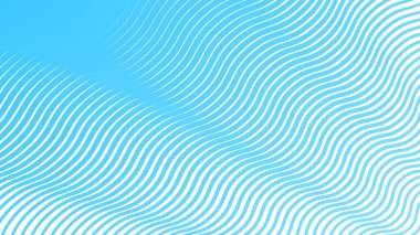 Arkaplan veya kumaş biçimi için mavi dalga çizgisi deseni soyut arkaplan