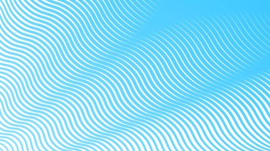 Arkaplan veya kumaş biçimi için mavi dalga çizgisi deseni soyut arkaplan