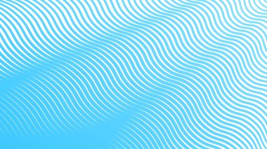 Arkaplan veya kumaş biçimi için mavi dalga çizgisi deseni soyut arkaplan