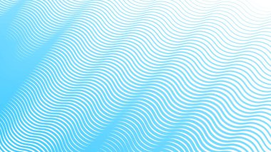 Arkaplan veya kumaş biçimi için mavi dalga çizgisi deseni soyut arkaplan