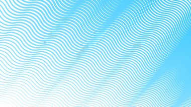 Arkaplan veya kumaş biçimi için mavi dalga çizgisi deseni soyut arkaplan