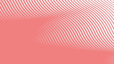 Açık mercan çizgisi deseni arkaplan veya kumaş biçimi için soyut arkaplan