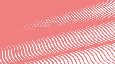 Açık mercan çizgisi deseni arkaplan veya kumaş biçimi için soyut arkaplan