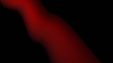 Arkaplan için koyu kırmızı çizgiler dalgalı çizgi soyut arkaplan