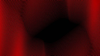 Arkaplan için koyu kırmızı çizgiler dalgalı çizgi soyut arkaplan