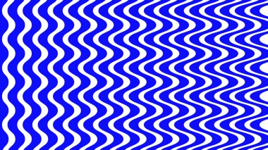 Kumaş biçimi için mavi dalgalı soyut desen