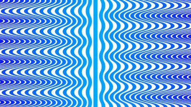 Kumaş biçimi için mavi dalgalı soyut desen