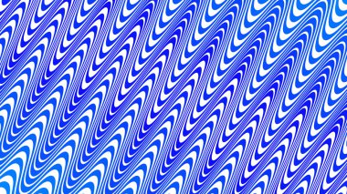 Kumaş biçimi için mavi dalgalı soyut desen