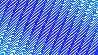 Kumaş biçimi için mavi dalgalı soyut desen
