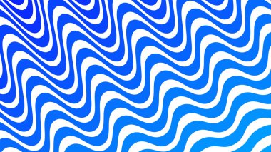 Kumaş biçimi için mavi dalgalı soyut desen