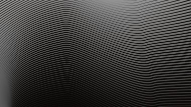 Siyah ve beyaz çizgili çizgi desen arkaplan veya kumaş biçimi için soyut