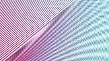 Kırmızı ve mavi yarım ton soyut arkaplan