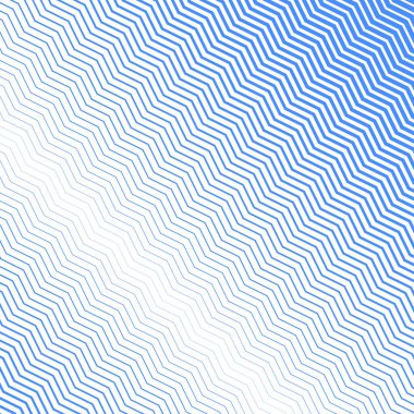Mavi zig zag çizgisi çizgileri soyut arkaplan