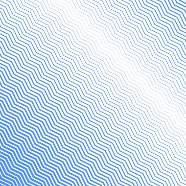 Mavi zig zag çizgisi çizgileri soyut arkaplan