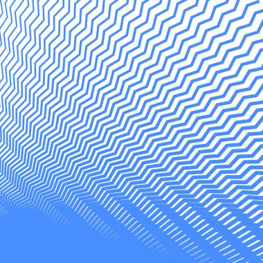 Mavi zig zag çizgisi çizgileri soyut arkaplan