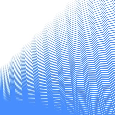 Mavi zig zag çizgisi çizgileri soyut arkaplan