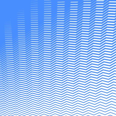 Mavi zig zag çizgisi çizgileri soyut arkaplan