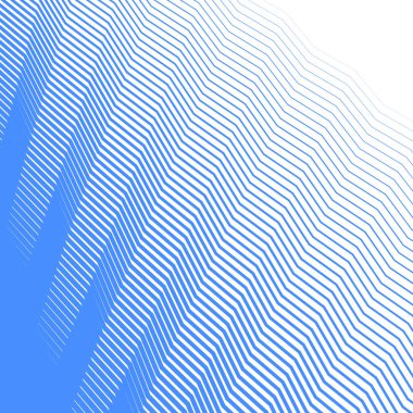 Mavi zig zag çizgisi çizgileri soyut arkaplan