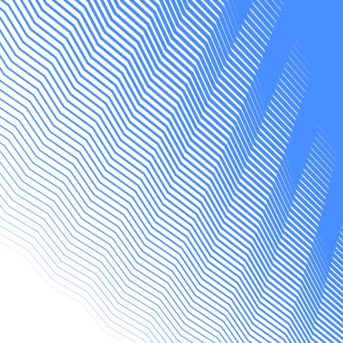 Mavi zig zag çizgisi çizgileri soyut arkaplan