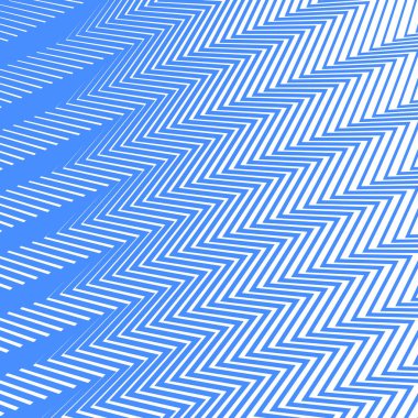 Mavi zig zag çizgisi çizgileri soyut arkaplan