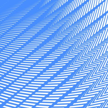 Mavi zig zag çizgisi çizgileri soyut arkaplan