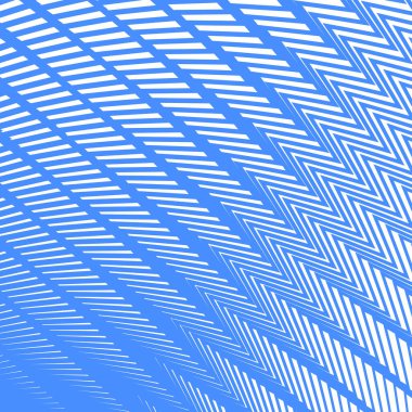 Mavi zig zag çizgisi çizgileri soyut arkaplan