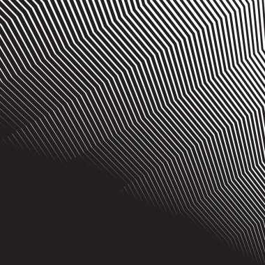 Zig zag siyah ve beyaz pürüzsüz desen