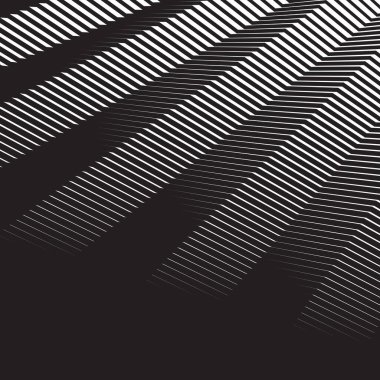 Zig zag siyah ve beyaz pürüzsüz desen