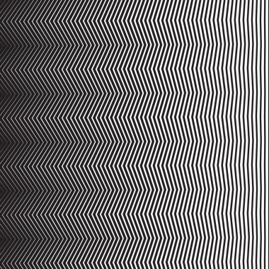 Zig zag siyah ve beyaz pürüzsüz desen