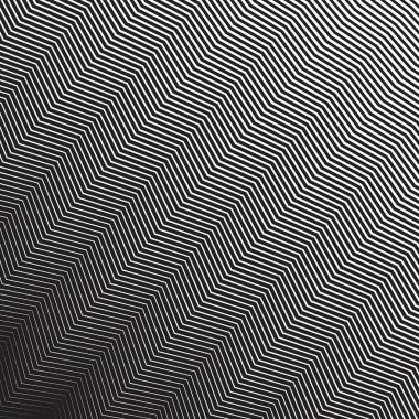 Zig zag siyah ve beyaz pürüzsüz desen