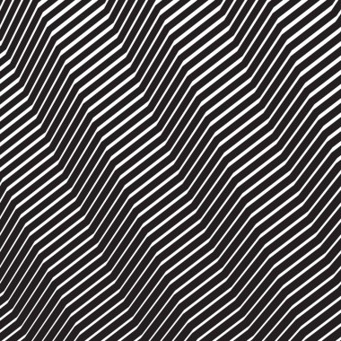 Zig zag siyah ve beyaz pürüzsüz desen