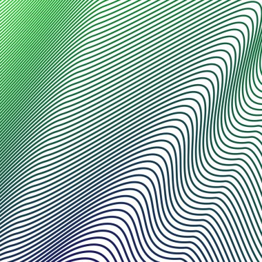 Mavi yeşil çizgili çizgi deseni soyut arkaplan