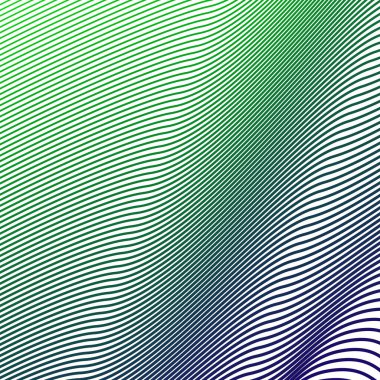 Mavi yeşil çizgili çizgi deseni soyut arkaplan