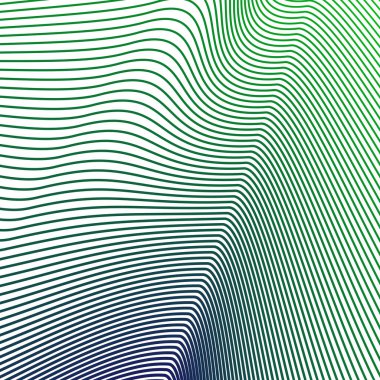 Mavi yeşil çizgili çizgi deseni soyut arkaplan